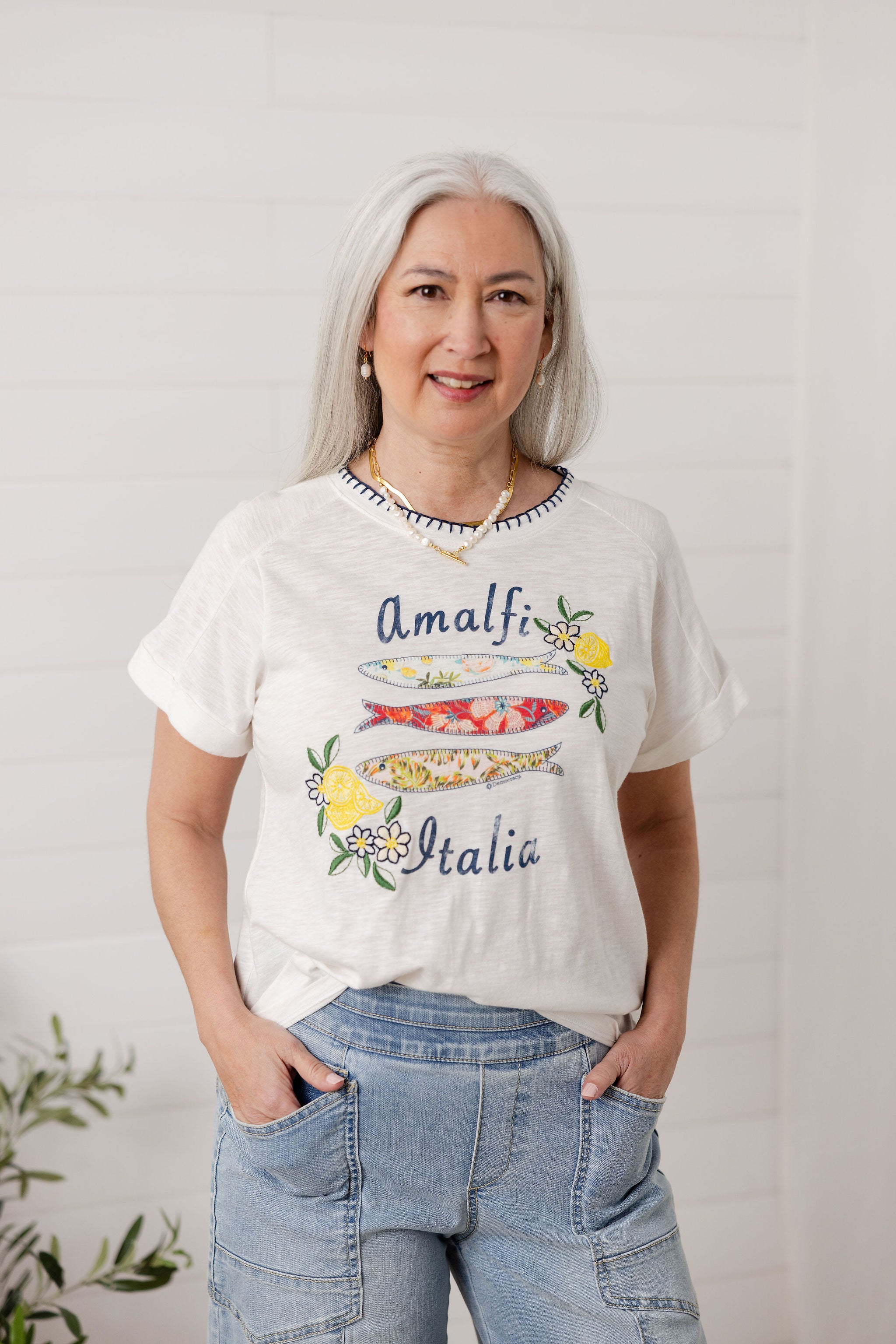 Amalfi Coast Graphic Tee image 1